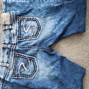 Silver jeans
